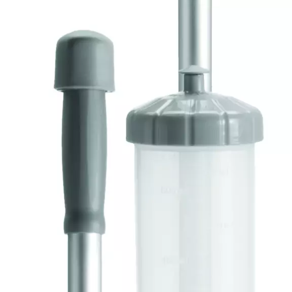 TTS® BIO Basic Tool with Velcro System Grey- Eco-Friendly, Ergonomic, and Touch-Free Cleaning Solution