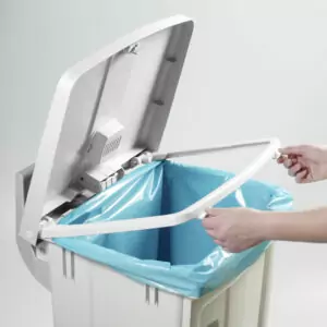 90L Wheelie Bin Red