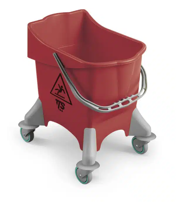 Mop Bucket with Wringer Red