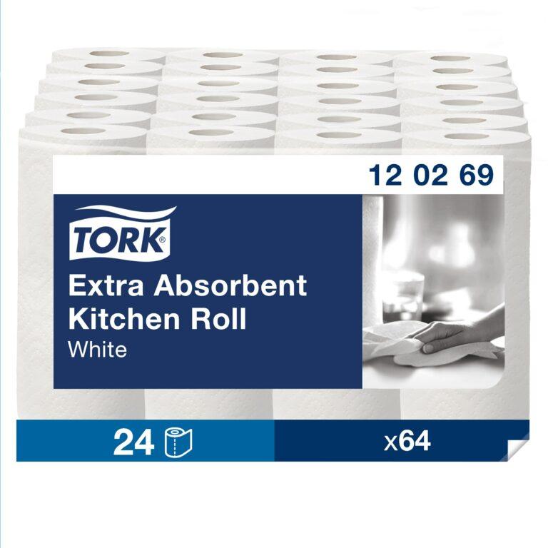 Tork Extra Soft Conventional Toilet Paper Roll White T4, Premium