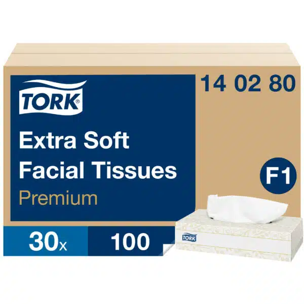 Tork Soft Facial Tissues White F1