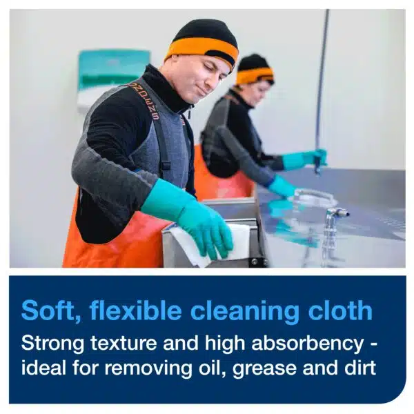 Tork Industrial Cleaning Cloth Grey W4