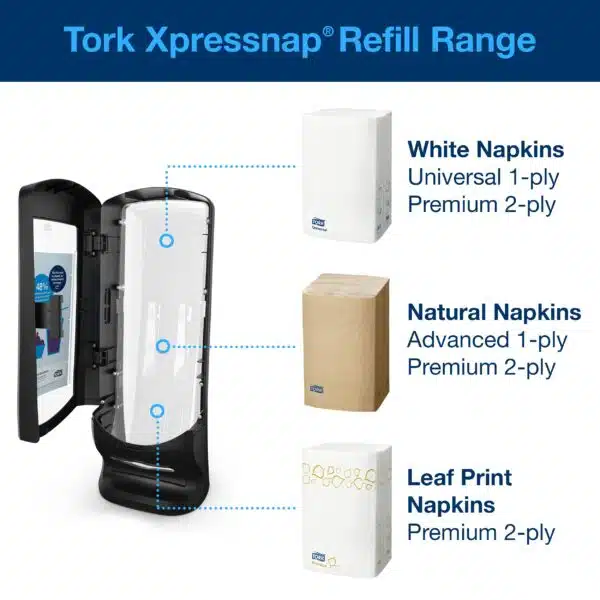 Tork Xpressnap® Stand Napkin Dispenser Black N4