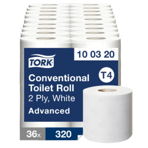 Tork Conventional Toilet Paper Roll White T4