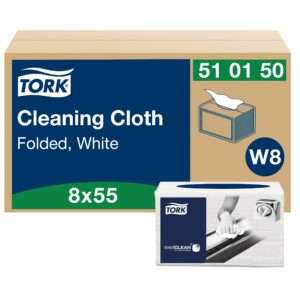 Tork Cleaning Cloth White W8