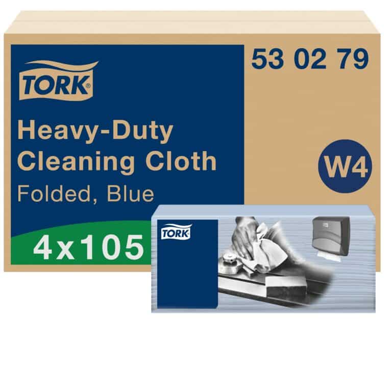 Tork Heavy-Duty Cleaning Cloth Blue W4
