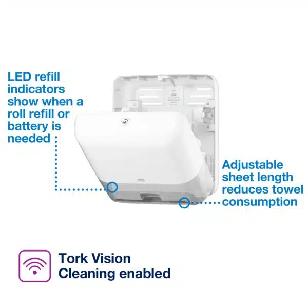 Tork Matic® Hand Towel Roll Dispenser with Intuition Sensor White H1