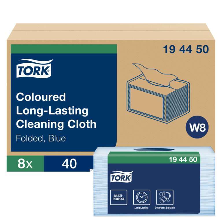 Tork Long-Lasting Cleaning Cloth Blue W8