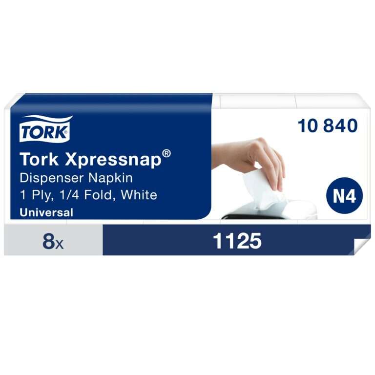 Tork Xpressnap® White Dispenser Napkin N4