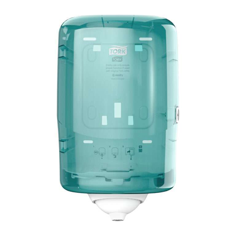 Tork Reflex™ Mini Centrefeed Dispenser White and Turquoise  M3