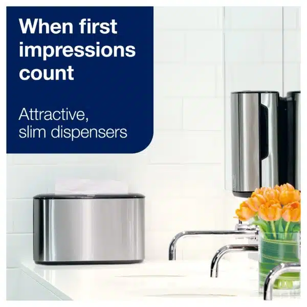 Tork Xpress® Countertop Multifold Hand Towel Dispenser Stainless Steel H2