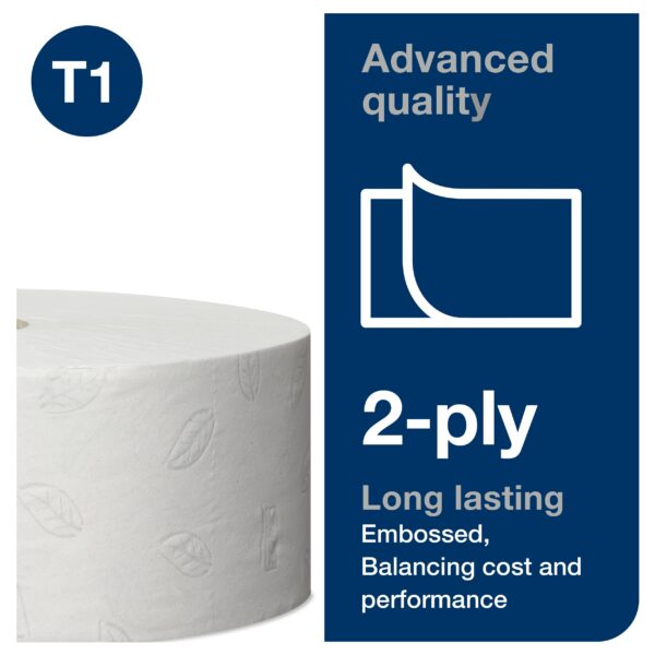 Tork Jumbo Toilet Paper Roll White T1
