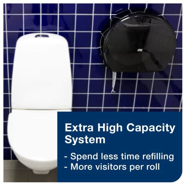 Tork Jumbo Toilet Paper Roll Dispenser Black T1