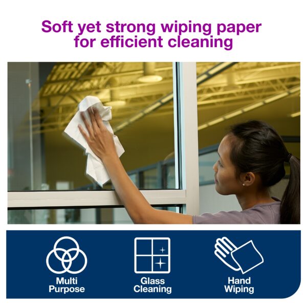 Tork Centrefeed Wiping Paper White M1