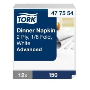 Tork White Dinner Napkin