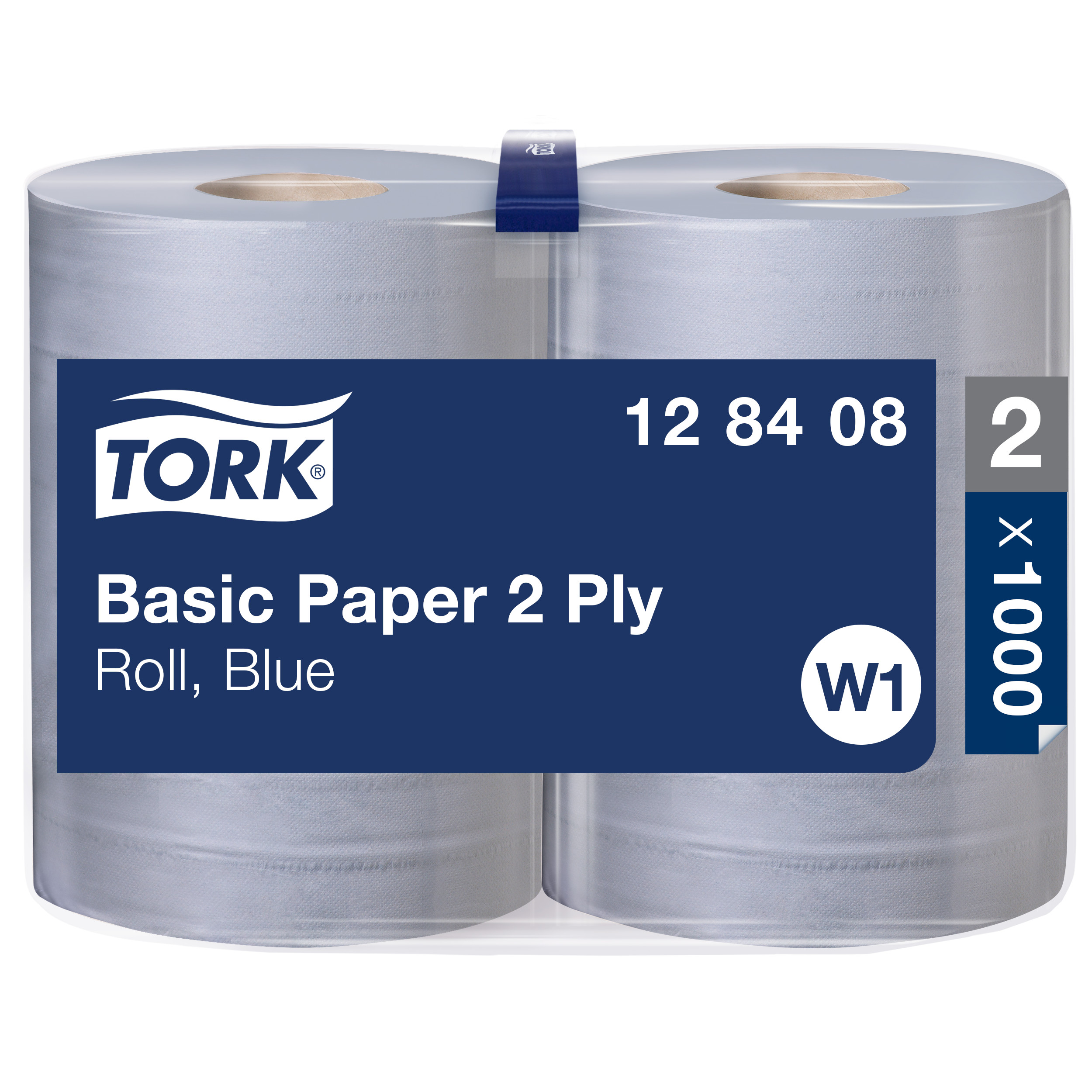 Tork Basic Wiping Paper Roll Blue W1