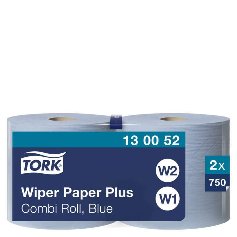 Tork Wiping Paper Plus Blue W1/2