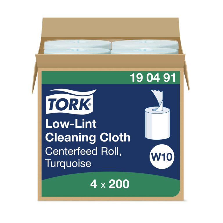 Tork Low-Lint Cleaning Cloth Refill Turquoise W10