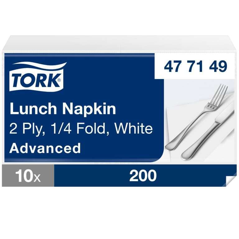 Tork White Lunch Napkin