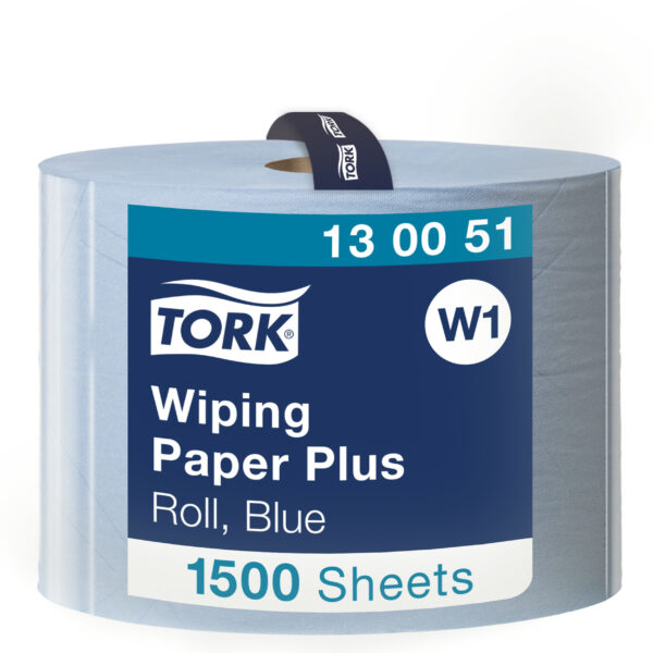 Tork Wiping Paper Plus Blue W1