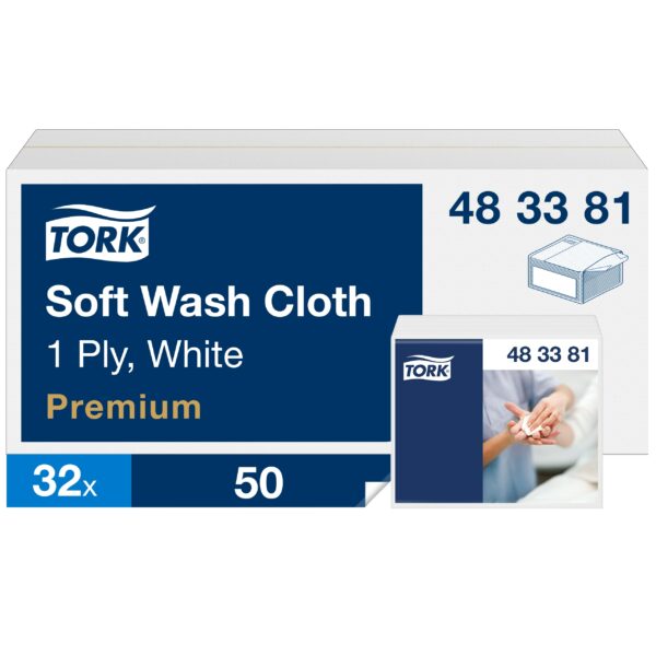 Tork Soft Wash Cloth White
