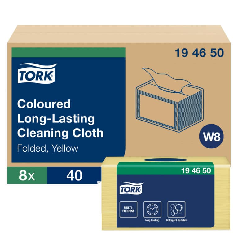 Tork Long-Lasting Cleaning Cloth Yellow W8