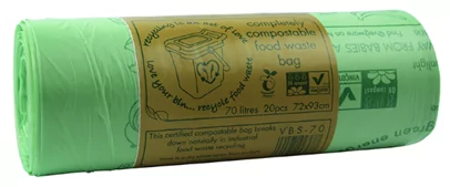 60L Compostable Bin Liners