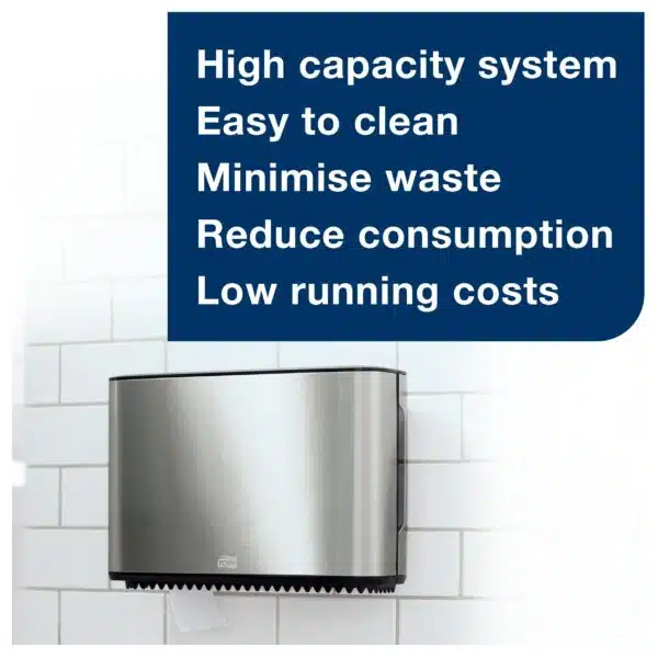 Tork Mini Jumbo Toilet Roll Dispenser Stainless Steel T2