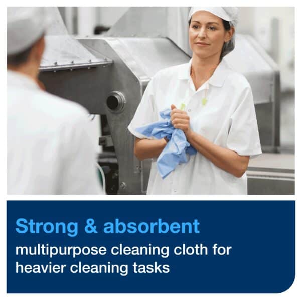 Tork Heavy-Duty Cleaning Cloth Blue W4
