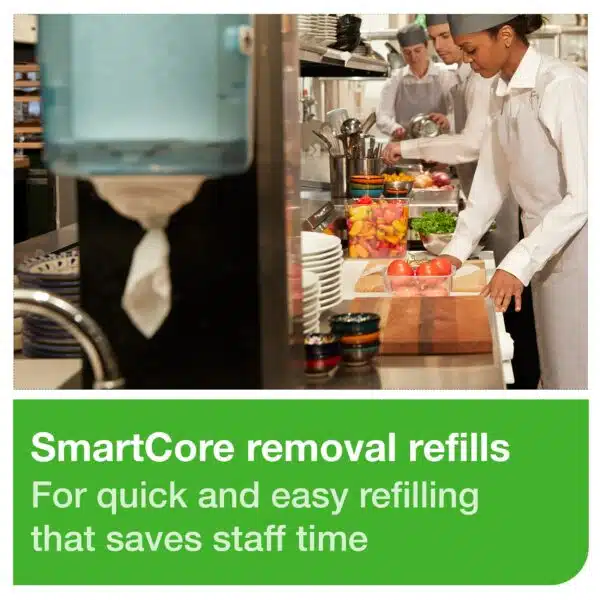 Tork Reflex™ Mini Centrefeed Dispenser White and Turquoise  M3